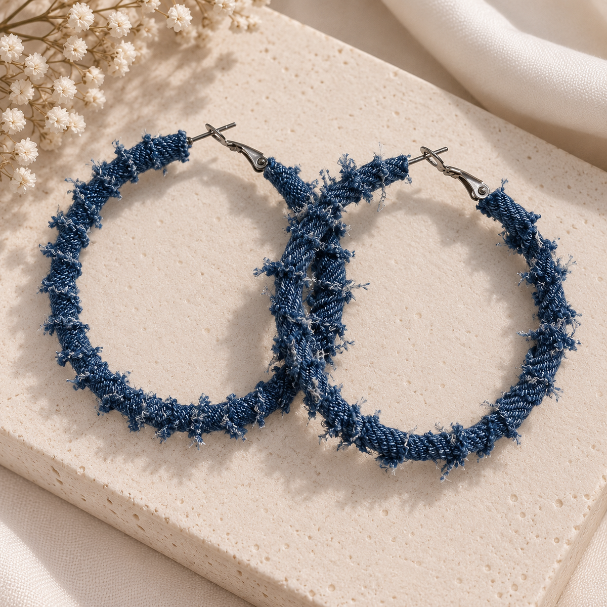 Denim Hoops